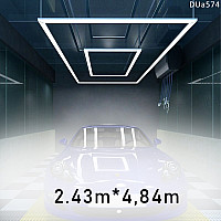 LED правоъгълно осветление за таван на гараж – DUa574